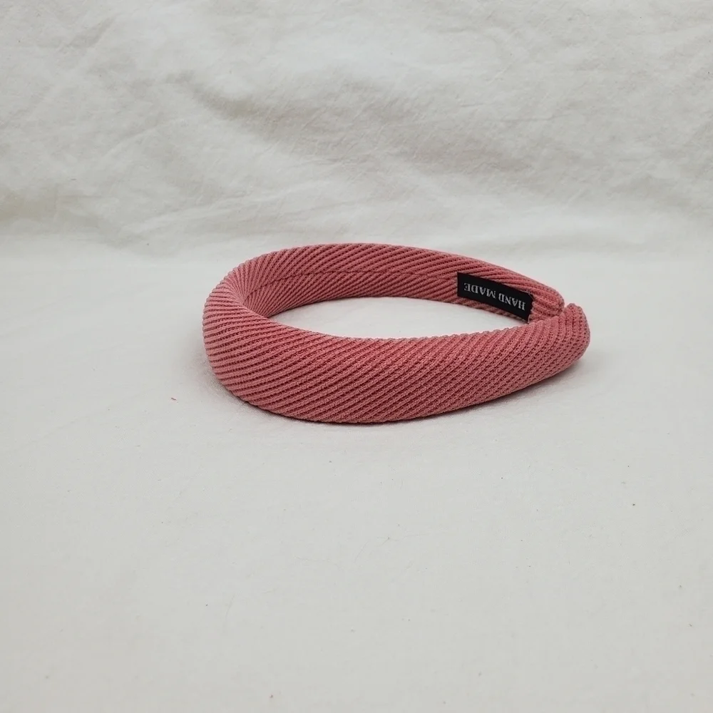 Wide fabric hand made headband hair accessories